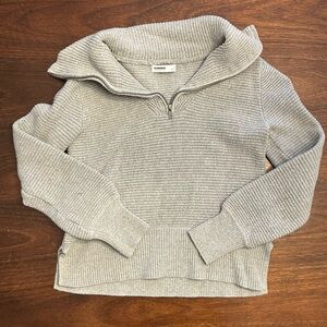 Sonoma Light Gray Cowl Neck Sweater